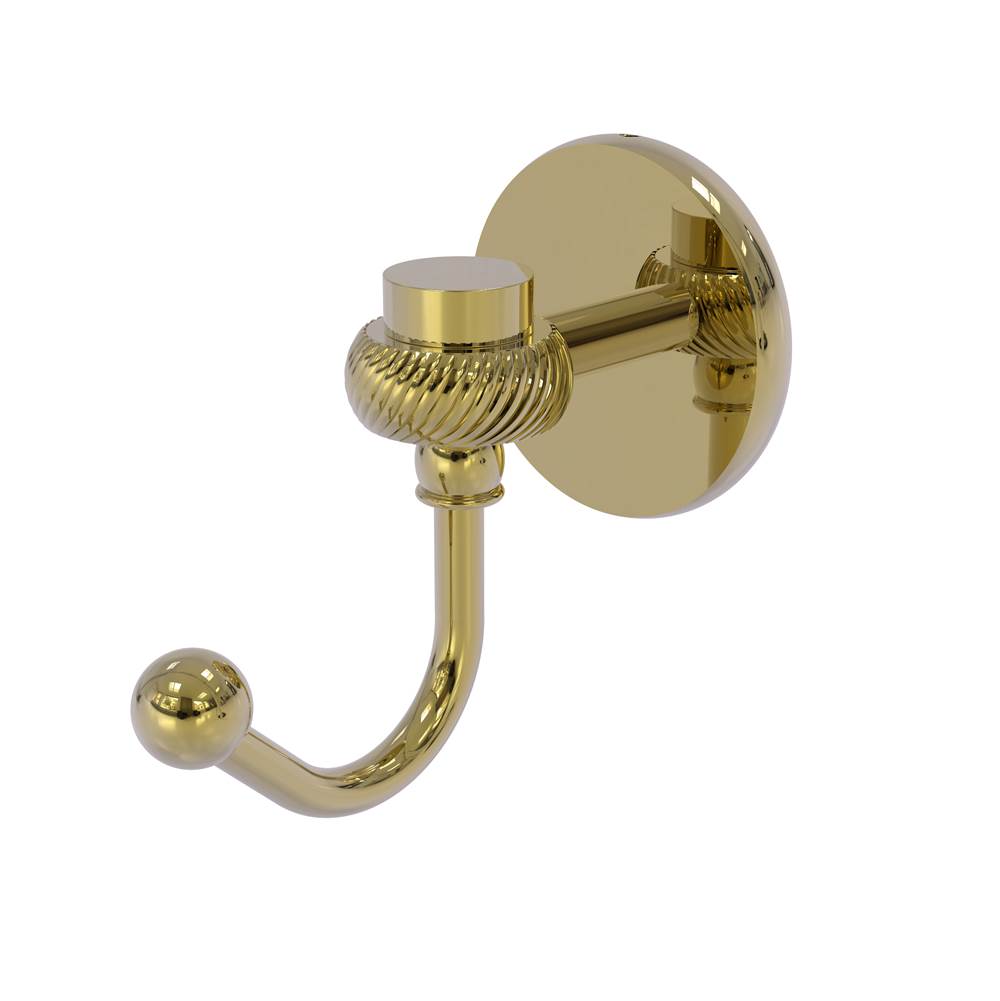 Allied Brass Satellite Orbit One Robe Hook with Twisted Accents