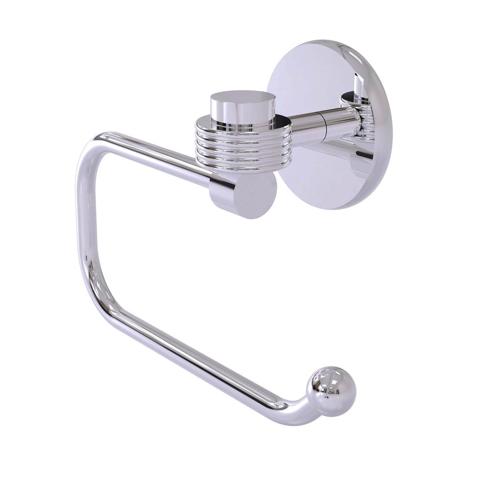 Allied Brass Satellite Orbit One Collection Euro Style Toilet Tissue Holder with Groovy Accents