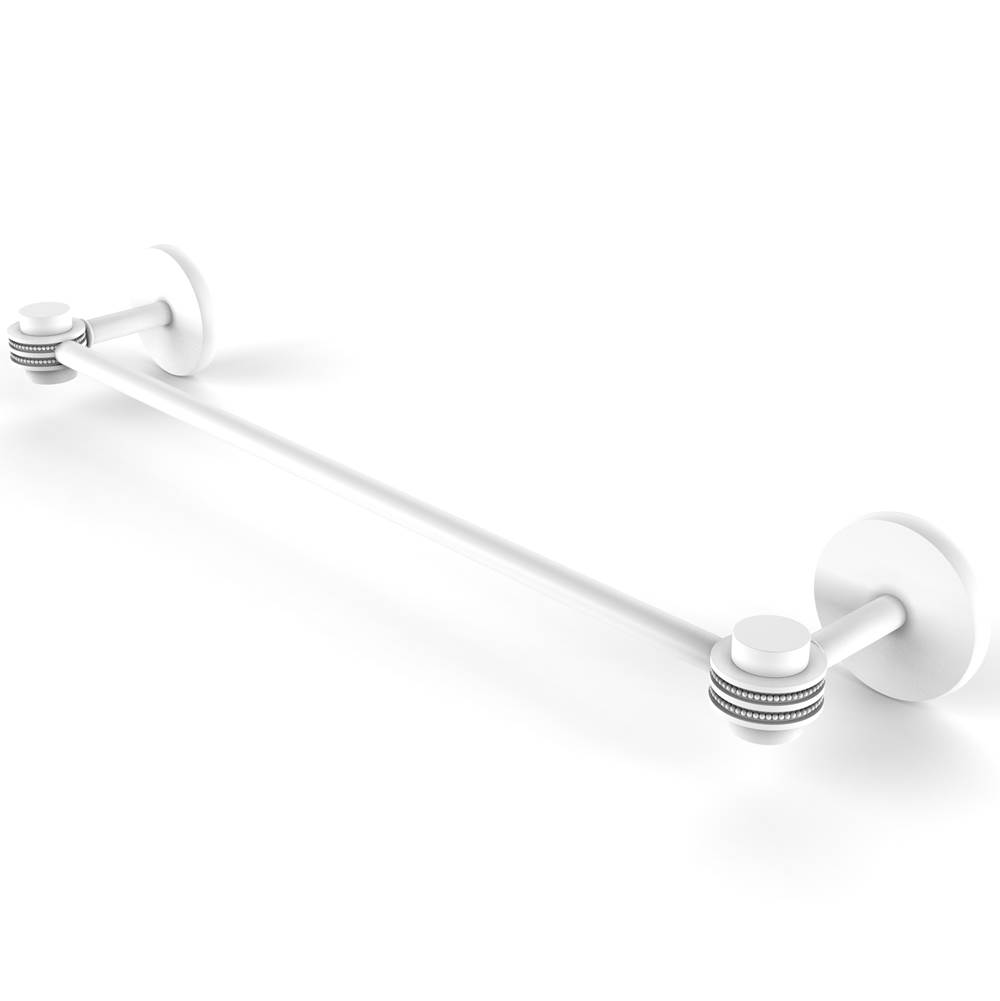 Allied Brass Satellite Orbit One Collection 30 Inch Towel Bar with Dotted Accents