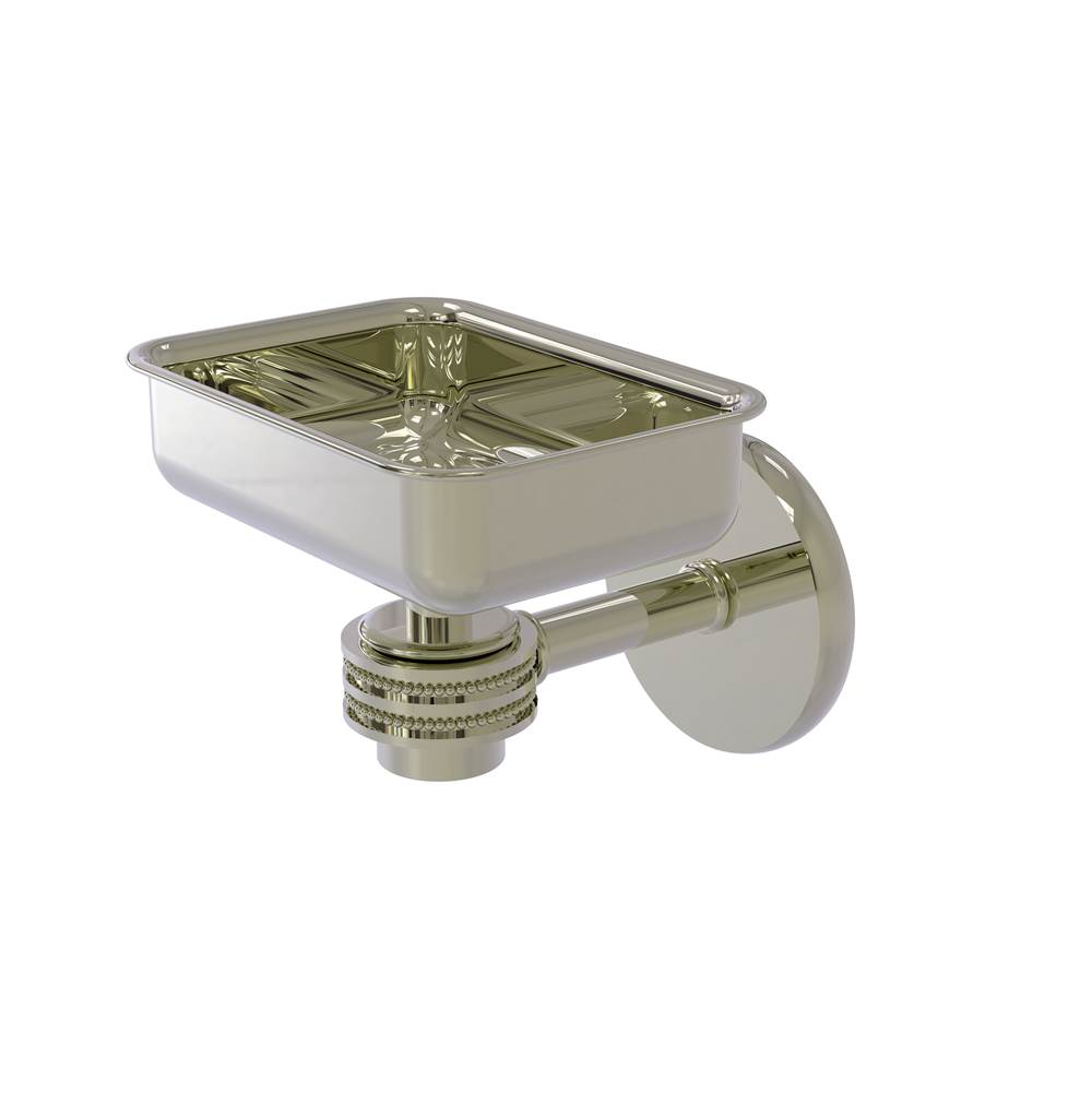 Allied Brass Satellite Orbit One Wall Mounted Soap Dish with Dotted Accents