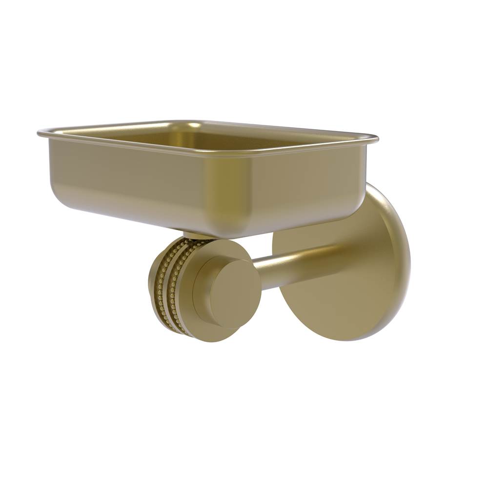 Allied Brass Satellite Orbit Two Collection Wall Mounted Soap Dish with Dotted Accents