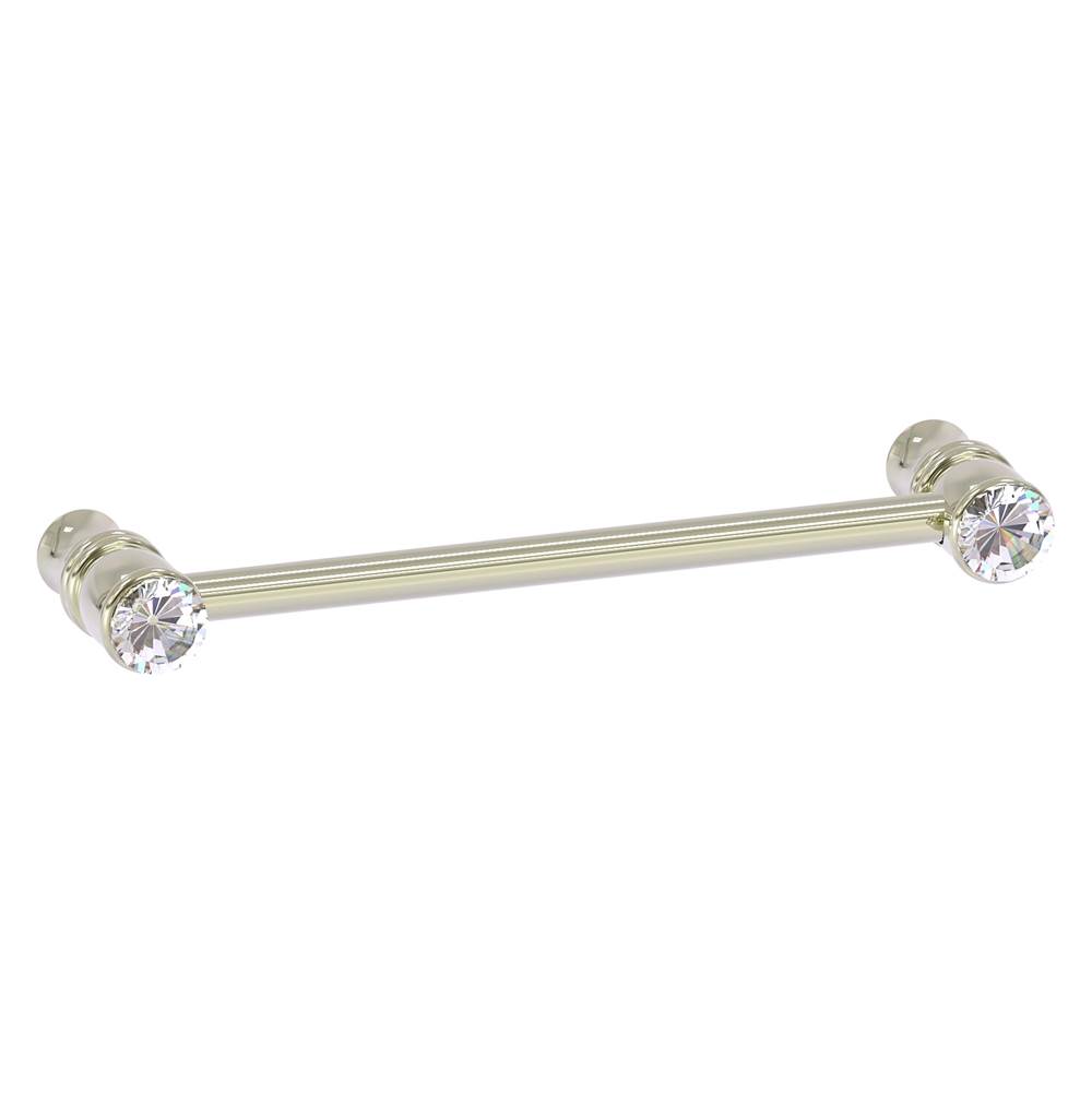 Allied Brass Carolina Crystal Collection 5 Inch Cabinet Pull - Polished Nickel