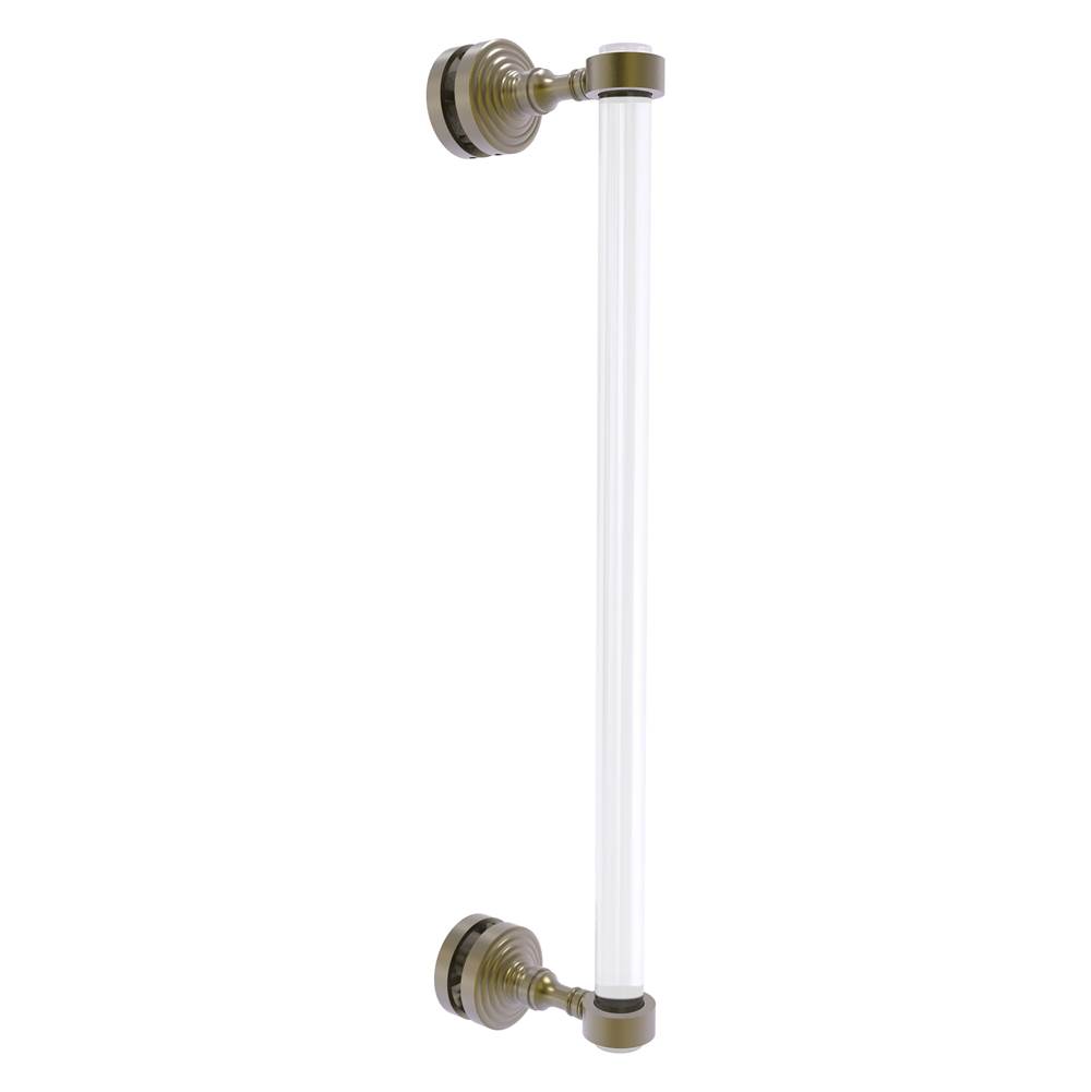 Allied Brass Pacific Grove Collection 18 Inch Single Side Shower Door Pull - Antique Brass