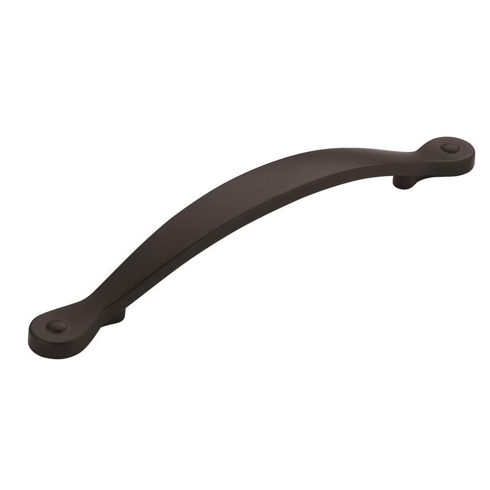 Amerock Inspirations 5-1/16 in (128 mm) Center-to-Center Flat Black Cabinet Pull