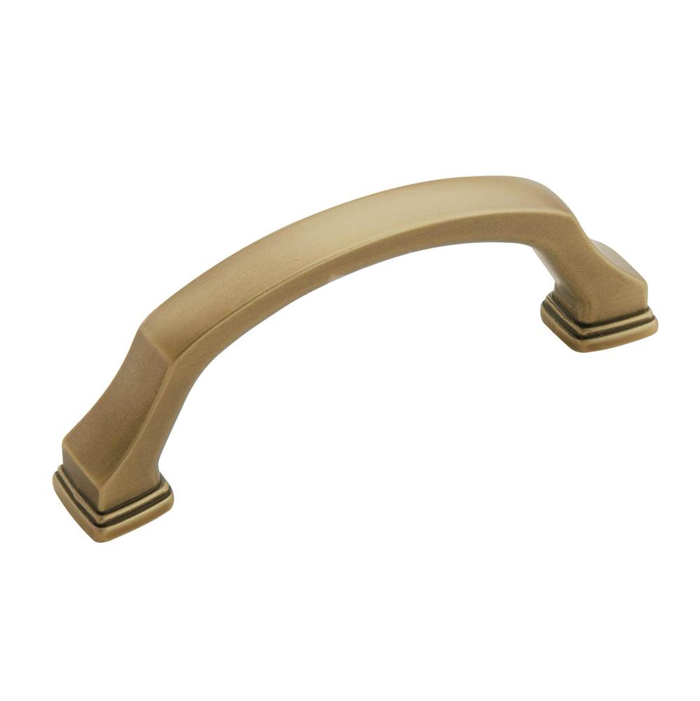 Amerock Revitalize 3 in (76 mm) Center-to-Center Gilded Bronze Cabinet Pull