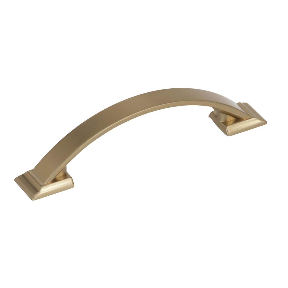 Amerock Candler 3-3/4 in (96 mm) Center-to-Center Golden Champagne Cabinet Pull