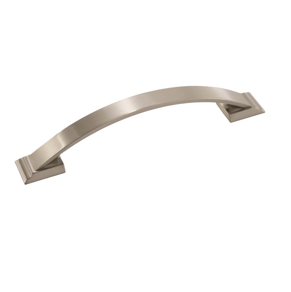 Amerock Candler 5-1/16 in (128 mm) Center-to-Center Satin Nickel Cabinet Pull
