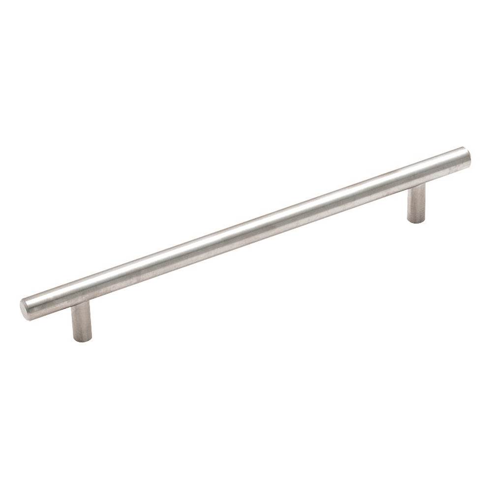 Amerock Bar Pulls 7-9/16 in (192 mm) Center-to-Center Sterling Nickel Cabinet Pull