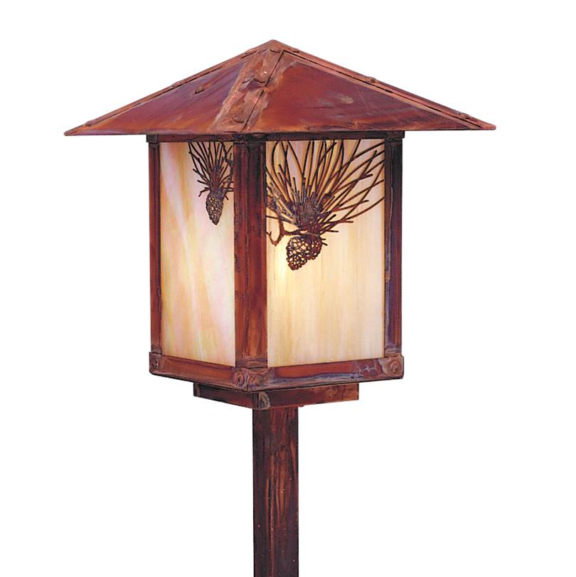 Arroyo Craftsman 9'' Evergreen Stem Mount With Hummingbird Filigree
