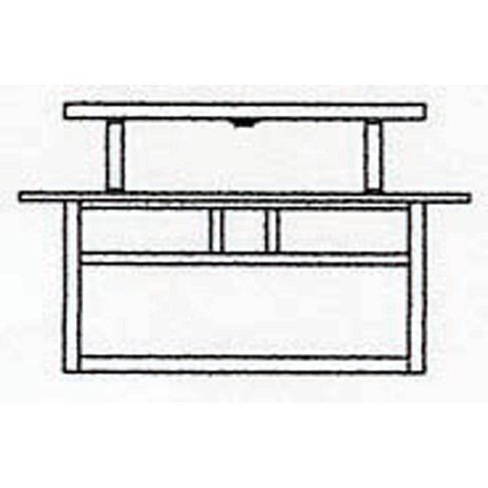 Arroyo Craftsman 15'' Huntington Close To Ceiling Mount, Double T-Bar Overlay