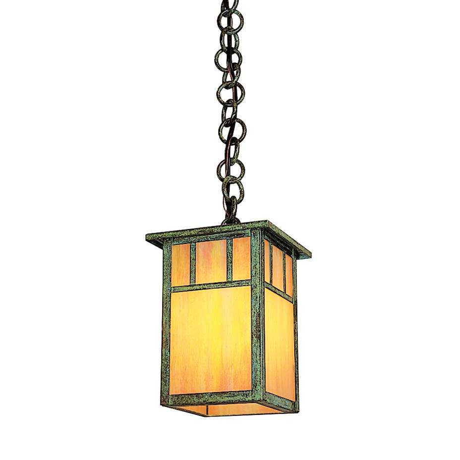 Arroyo Craftsman 4'' Huntington One Light Pendant With Classic Arch Overlay