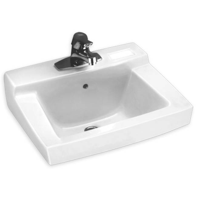 American Standard Declyn™ Wall-Hung Sink With 4-Inch Centerset, for Concealed Arms