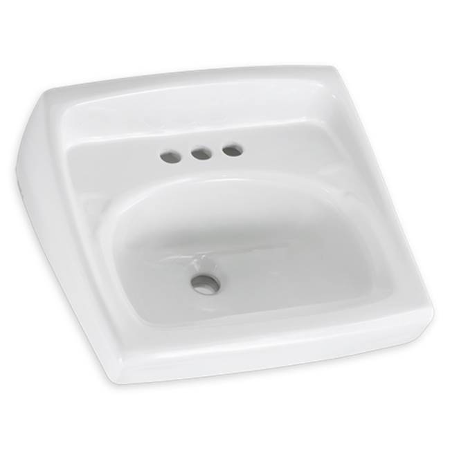 American Standard Lucerne™ Wall-Hung Sink Less Overflow With Center Hole Only