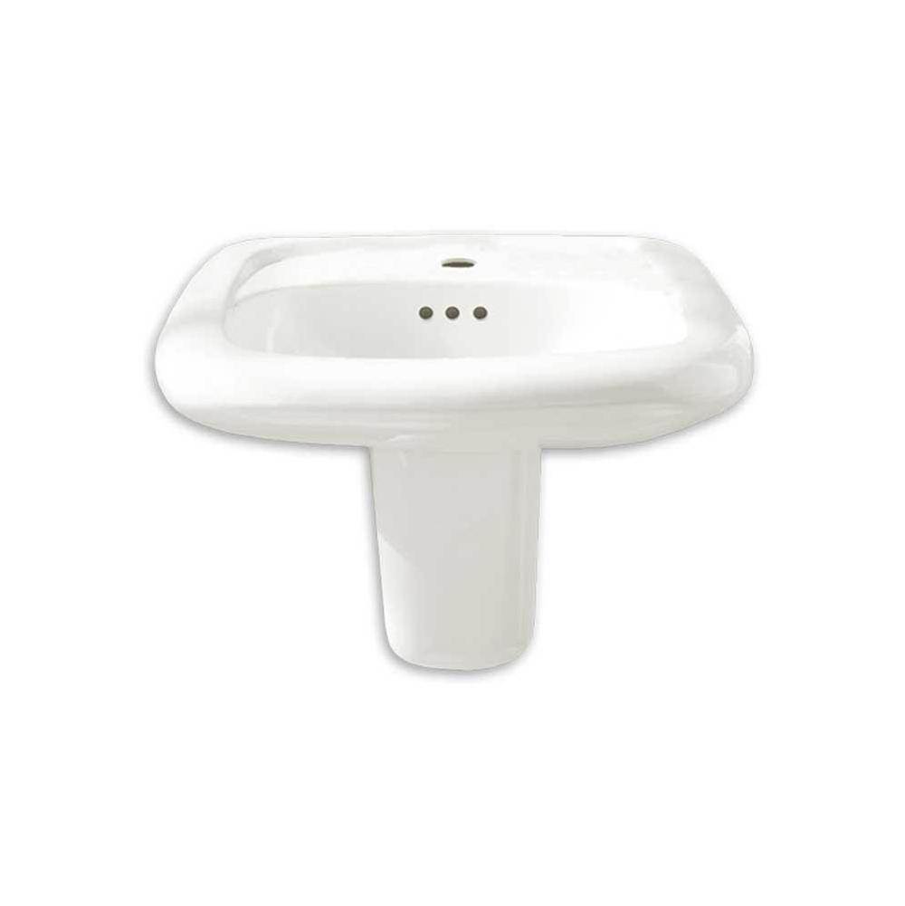 American Standard Murro® Wall-Hung EverClean® Sink With Center Hole Only and Extra Right-Hand Hole