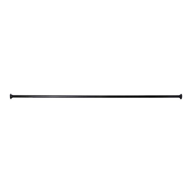 Barclay 4100 Straight Rod, 96'', w/310 Flanges, Matte Black