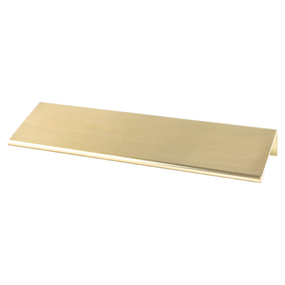 Berenson Contemporary Advantage Two 112mm CC Champagne Edge Pull - Part measures 1/16in. thickness.