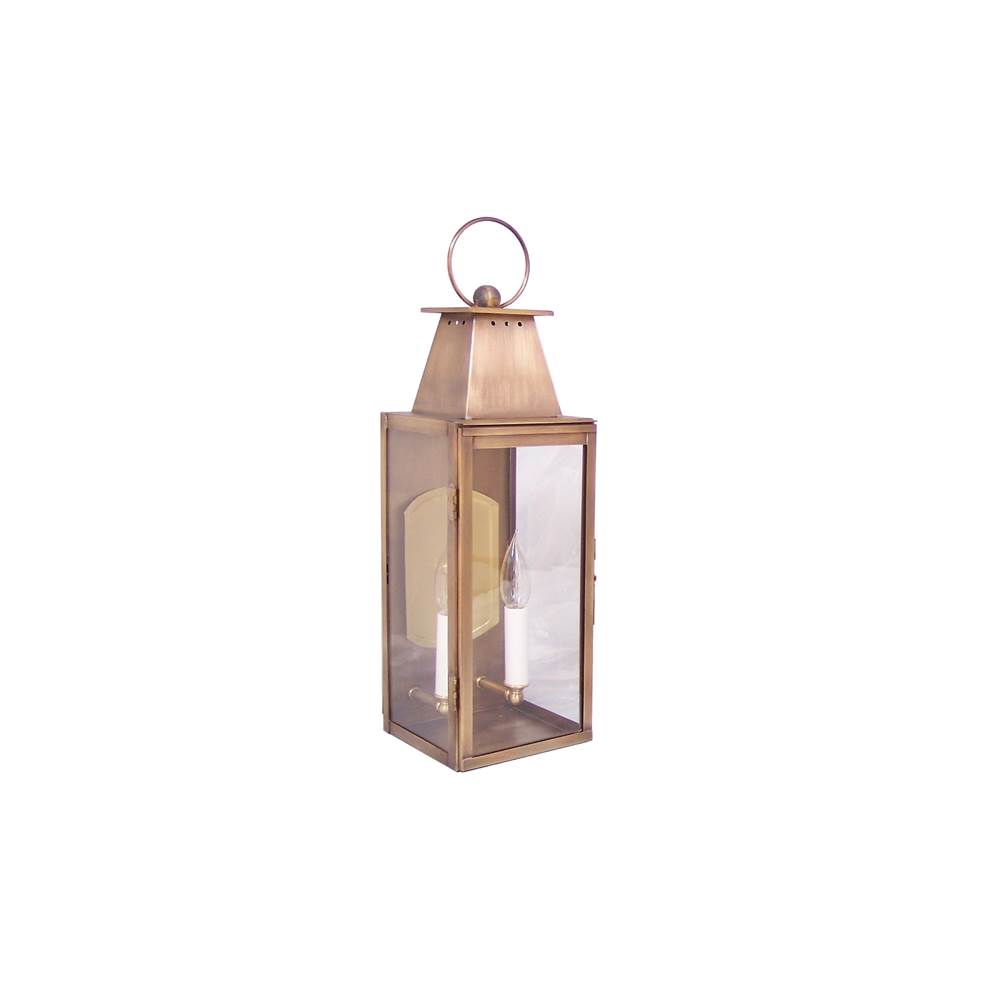 Brass Traditions Tall Craftsman Style Two Light Wall Lantern