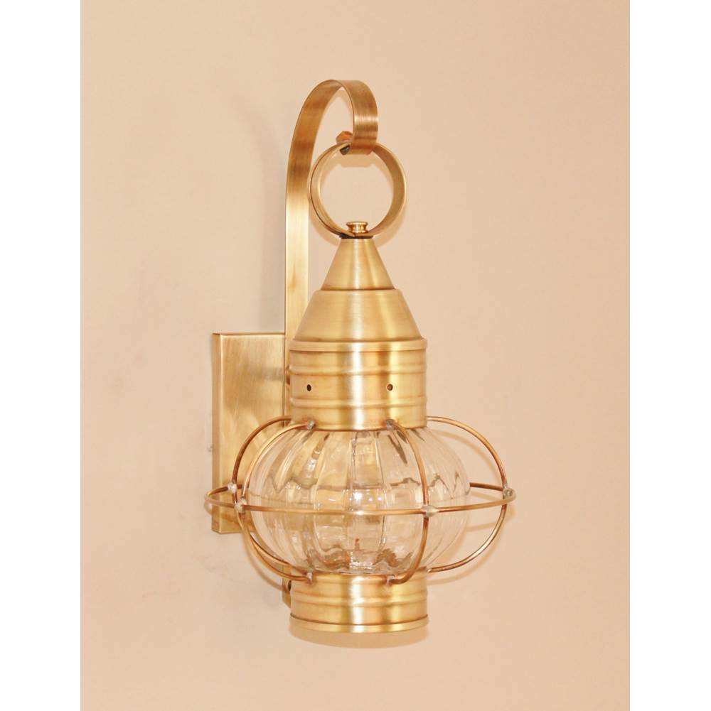 Brass Traditions Small Onion Wall Lantern Optic Globe