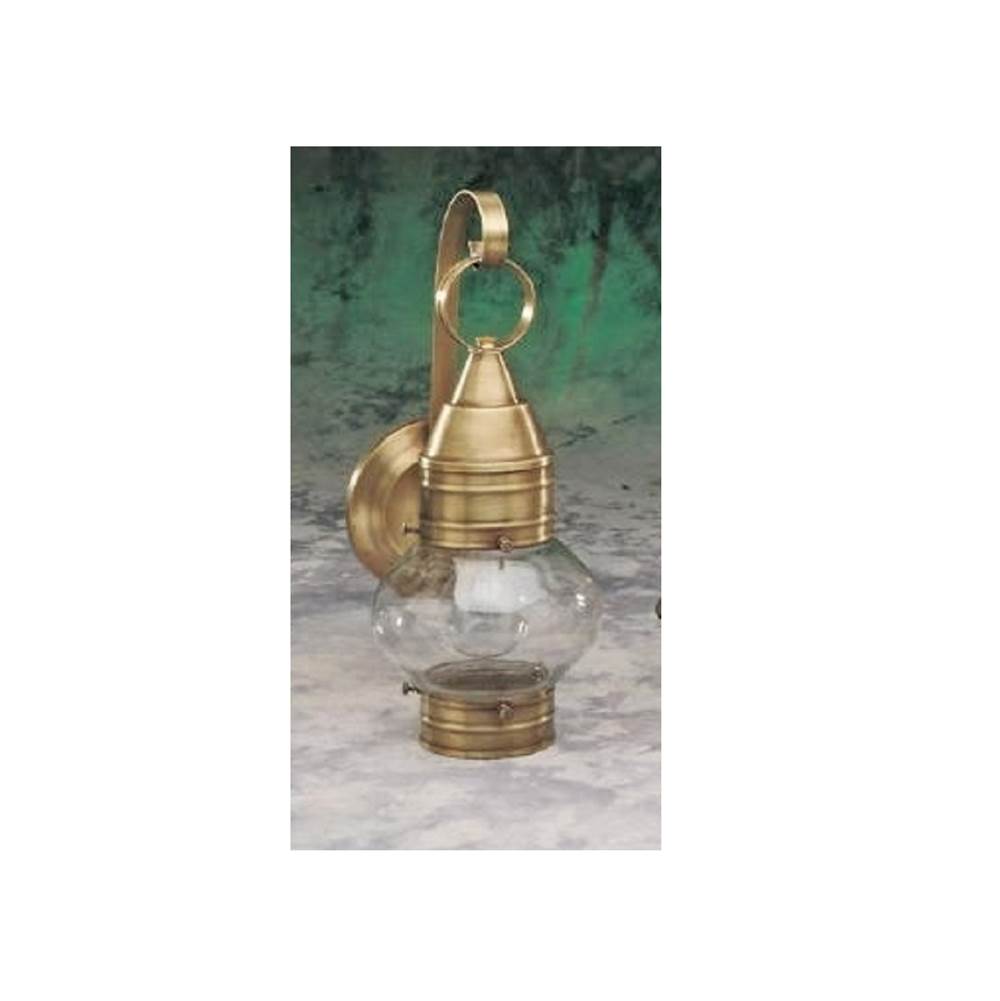 Brass Traditions Small Onion Wall Lantern Optic Globe No Cage