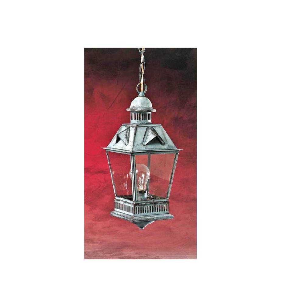 Brass Traditions Medium Tudor Style Peak Detail One Light Hanging Lantern