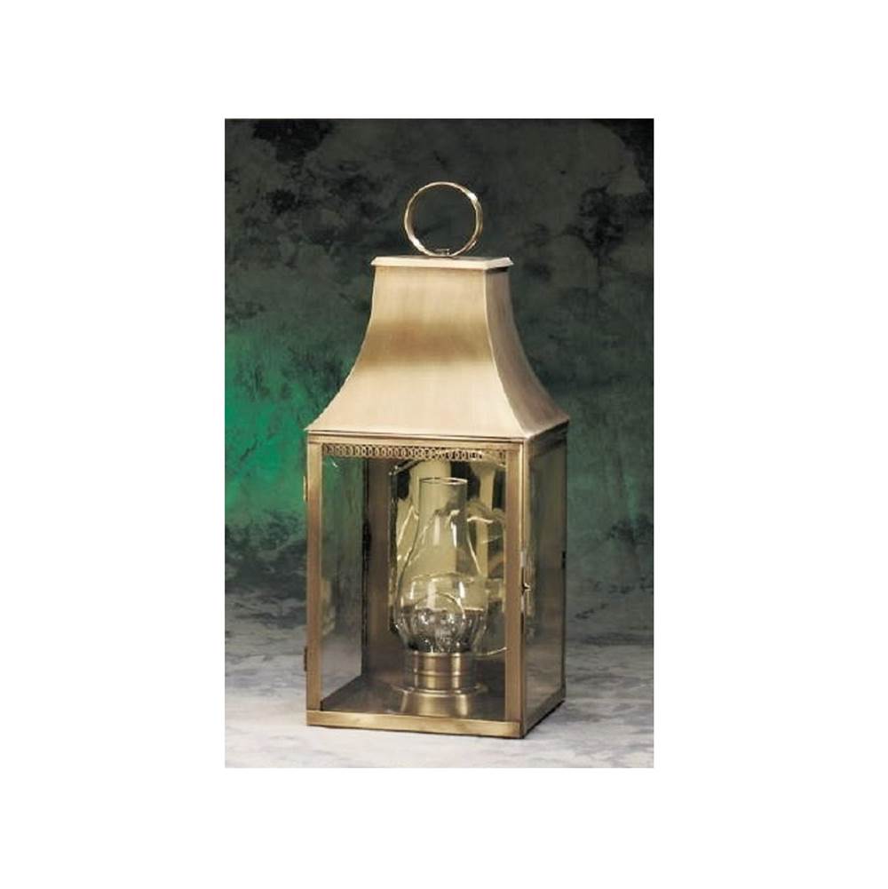Brass Traditions Large Pagoda Top One Light Wall Lantern with Gallery Detail