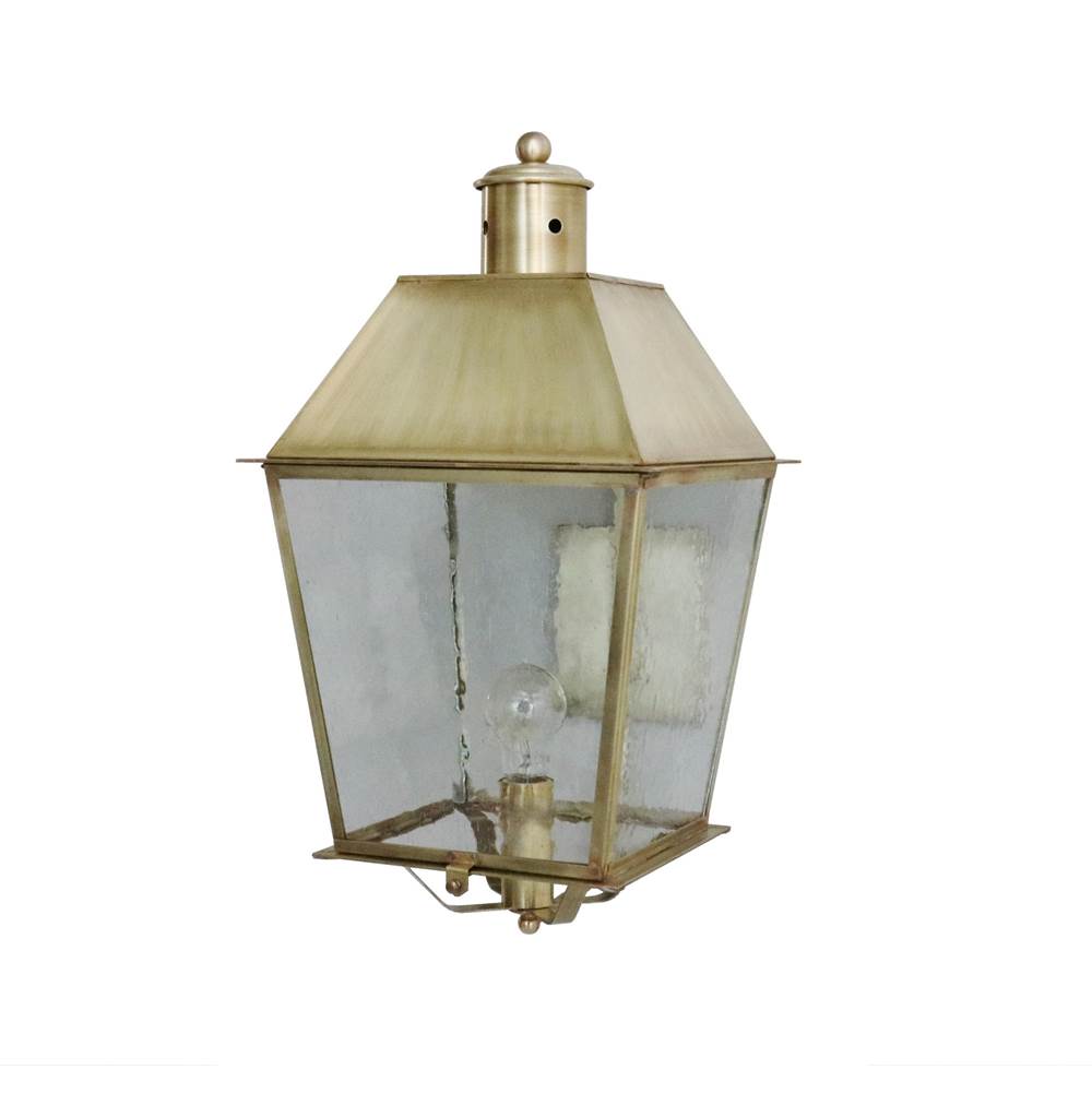 Brass Traditions Large Solid Top Tapered One Light Wall Lantern