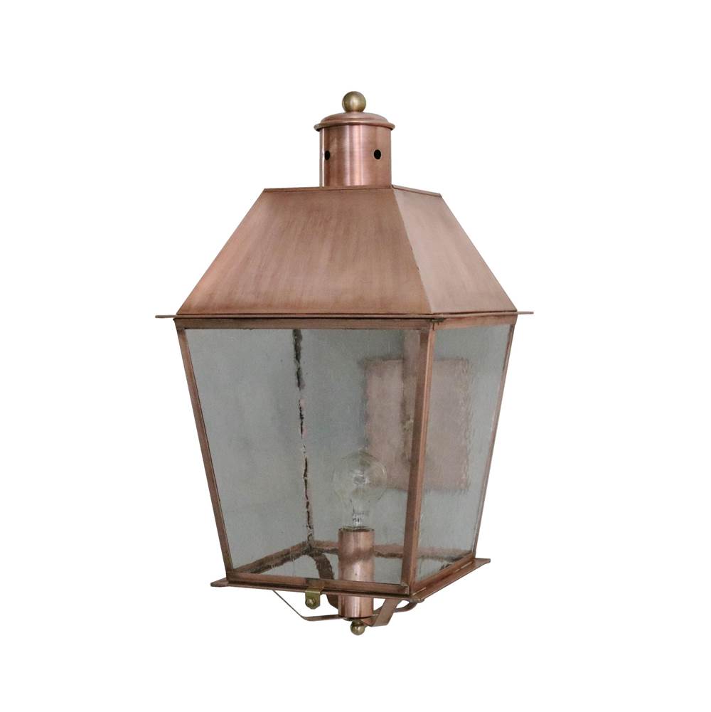 Brass Traditions Large Solid Top Tapered One Light Wall Lantern