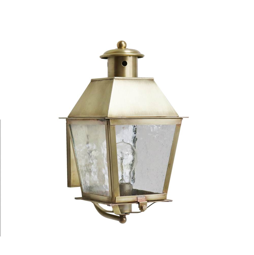 Brass Traditions Small Solid Top Tapered One Light Wall Lantern