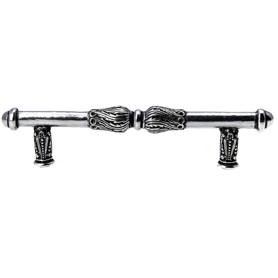 Carpe Diem Hardware Acanthus 4'' O.C. Pull With Feather Scroll In Chalice.