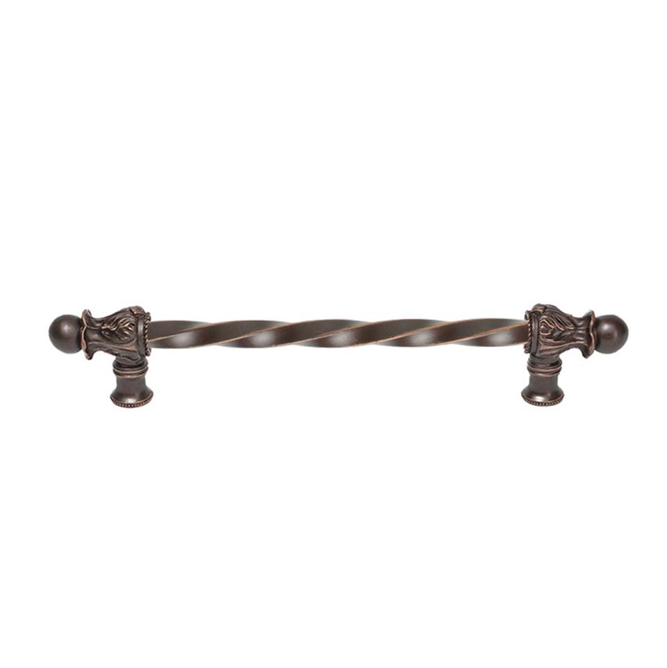 Carpe Diem Hardware Acanthus 9'' O.C. (Approx.) With 3/8'' Twist Bar Long Pull Romanesque Style