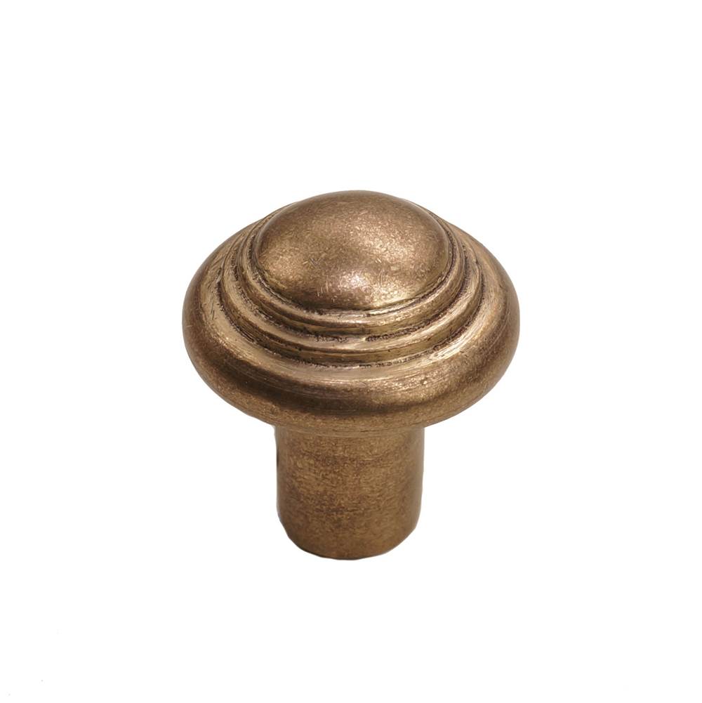 Coastal Bronze Button Round Knob, Champagne