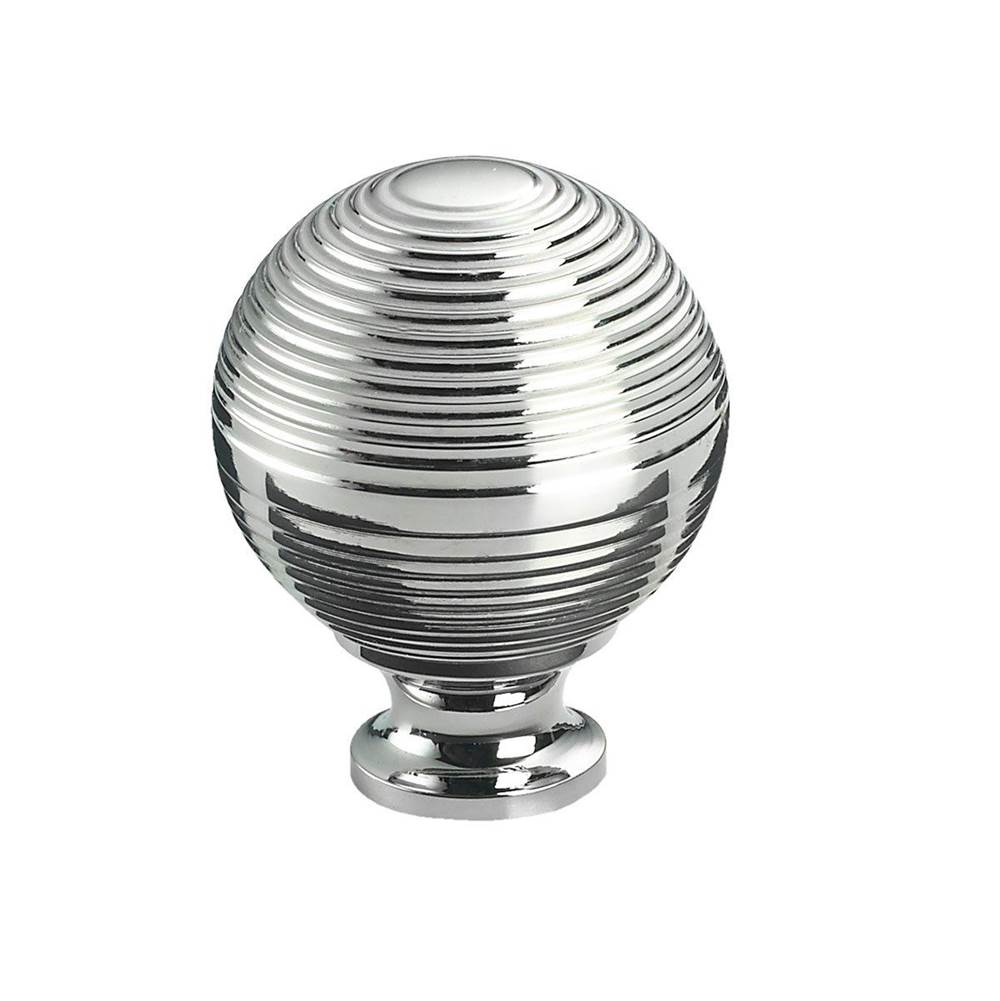 Colonial Bronze Beehive Cabinet Knob Hand Finished in Satin Nickel