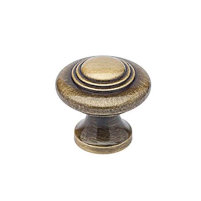 Colonial Bronze Cabinet Knob Hand Finished in Unlacquered Oil-Rubbed Bronze
