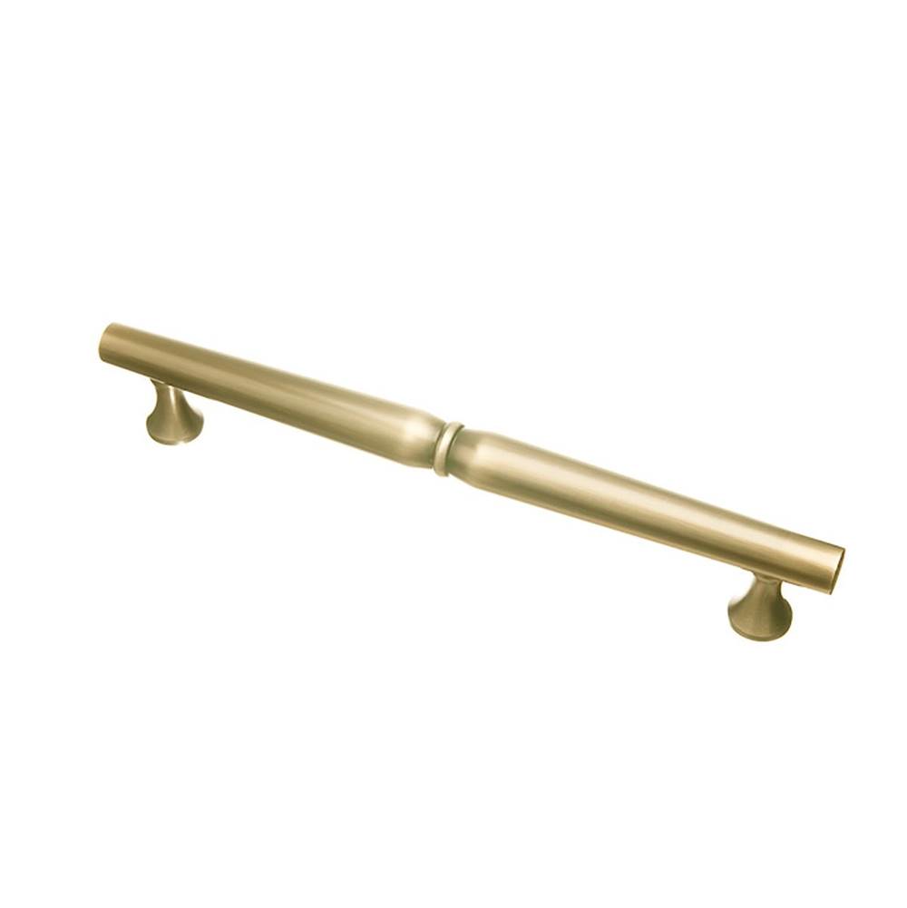 Colonial Bronze Appliance, Door and Shower Pull Hand Finished in Matte Antique Satin Brass