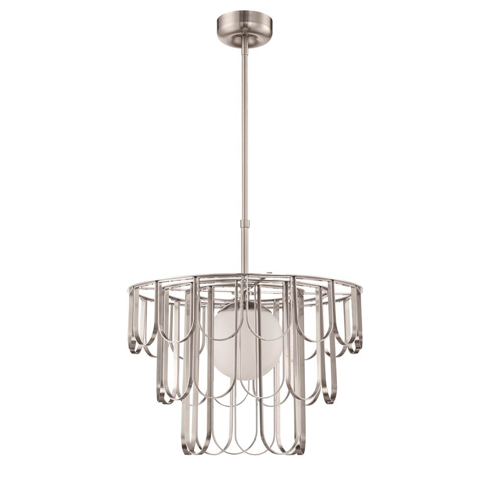 Craftmade Melody 1 Light Pendant in Brushed Polished Nickel