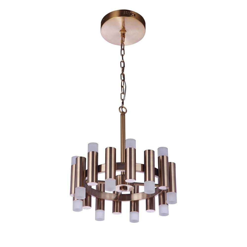 Craftmade Simple Lux 16 Light LED Chandelier, SB