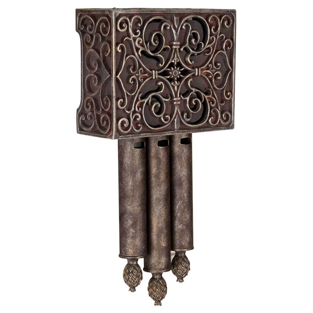 Craftmade Carved Scroll Westminster w/ 3 Short Tubes