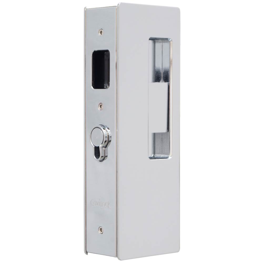 Cavity Slider CL400 Key Locking (LH Key/Snib RH) - Bright Chrome 1 3/8''
