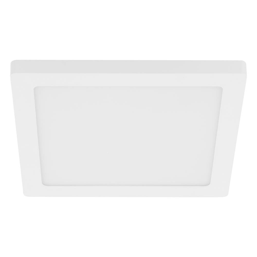 Eglo 1x18W Square LED Ceiling / Wall Light w/ White Finish & White Acrylic Shade