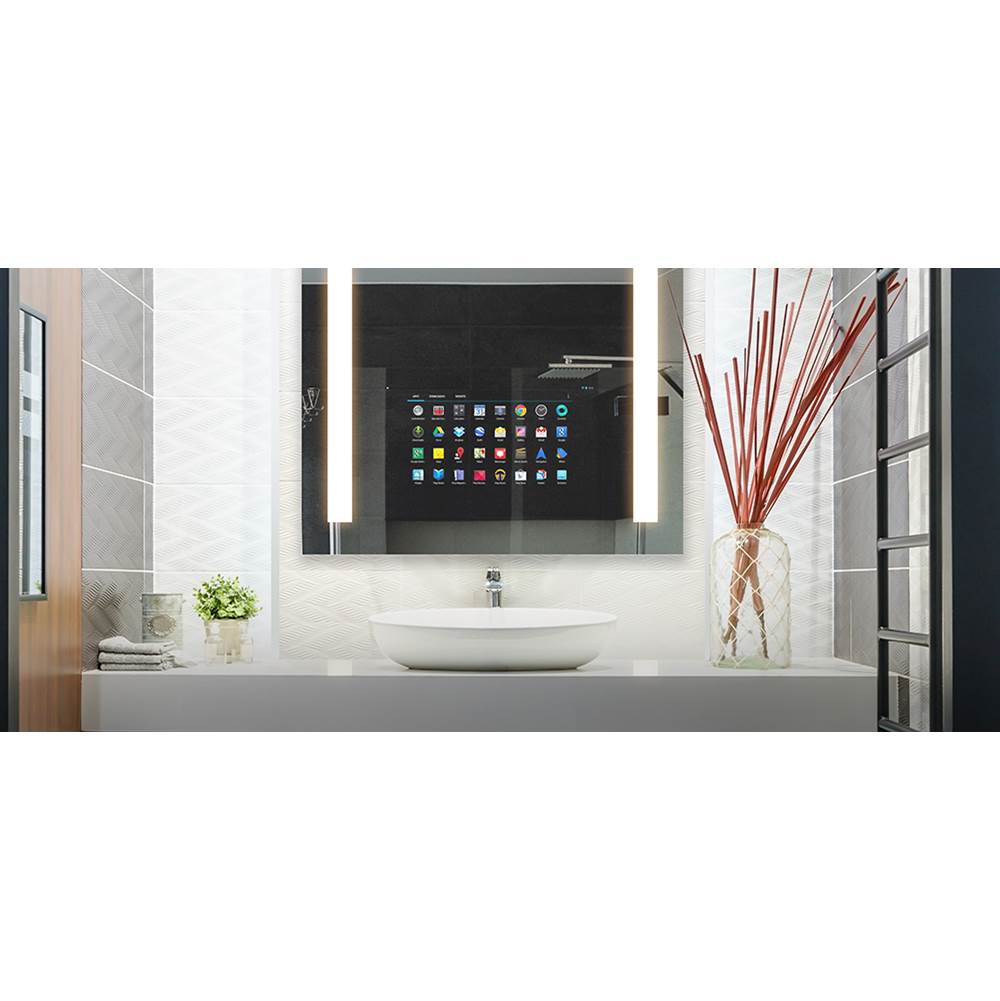 Electric Mirror Loft 30w x 40h Mirror TV with 21.5'' TV and Spectrum