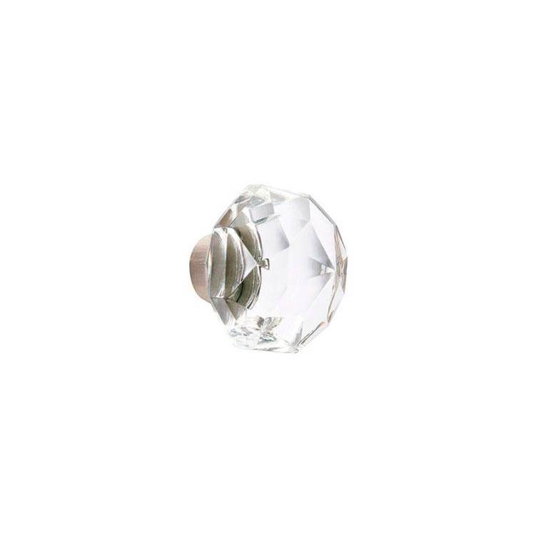 Emtek Passage, No.8 Rosette, Diamond Crystal Knob, US19
