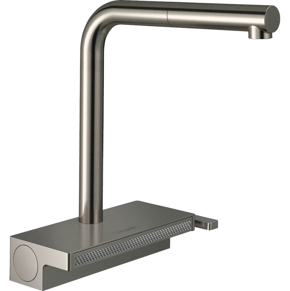 Hansgrohe Aquno Select Kitchen Faucet, 2-Spray Pull-Out, 1.75 GPM in Steel Optic