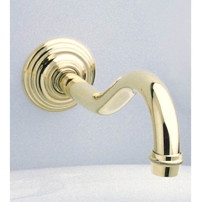 Herbeau ''Royale'' Wall Spout in Brushed Nickel