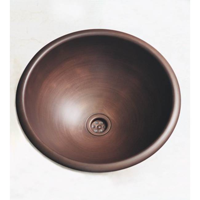 Herbeau ''Rhone'' Round Bowl in Weathered Copper