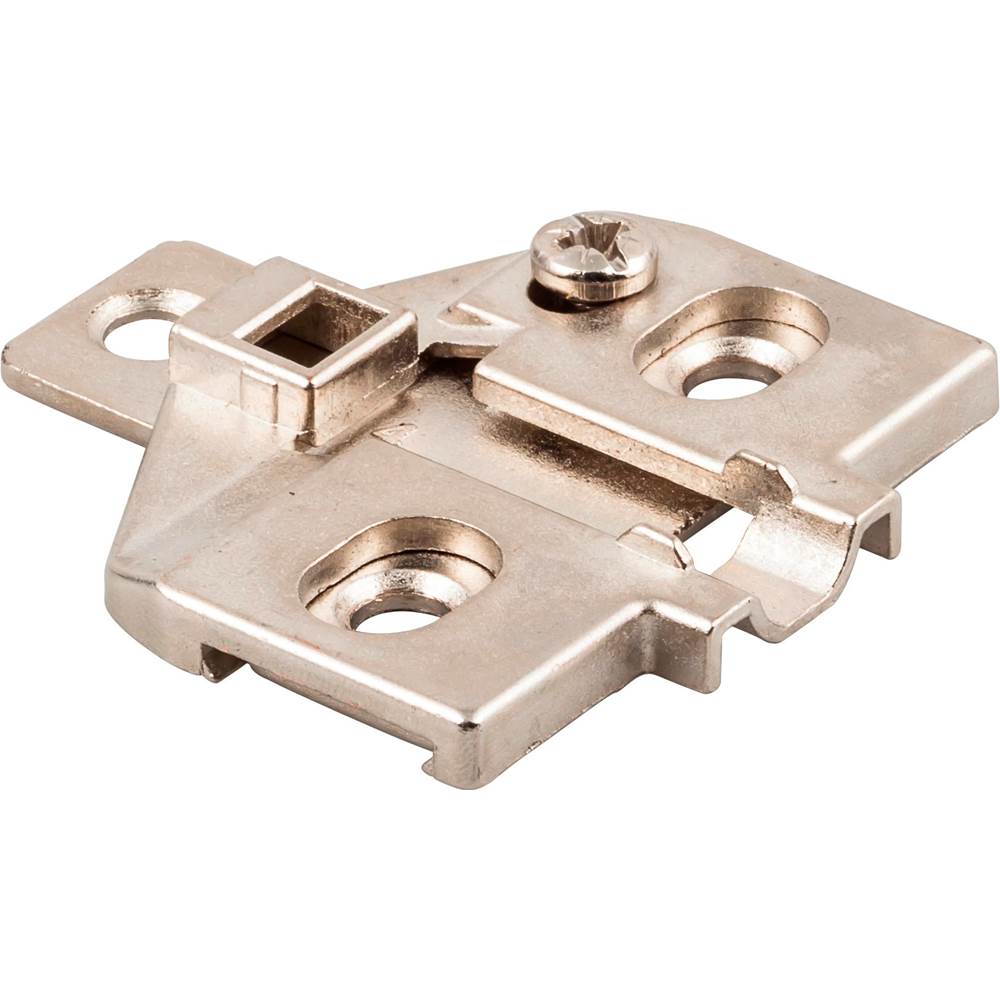 Hardware Resources Heavy Duty 0 mm Screw Adj 3 Hole Zinc Die Cast Plate for 700, 725, 900 and 1750 Series Euro Hinges