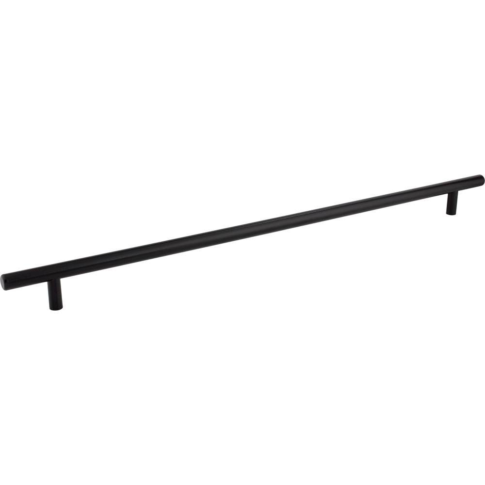 Hardware Resources 480 mm Center-to-Center Hollow Matte Black Stainless Steel Naples Cabinet Bar Pull
