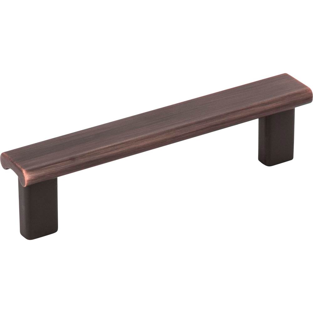 Hardware Resources 96 mm Center-to-Center Brushed Oil Rubbed Bronze Square Park Cabinet Pull