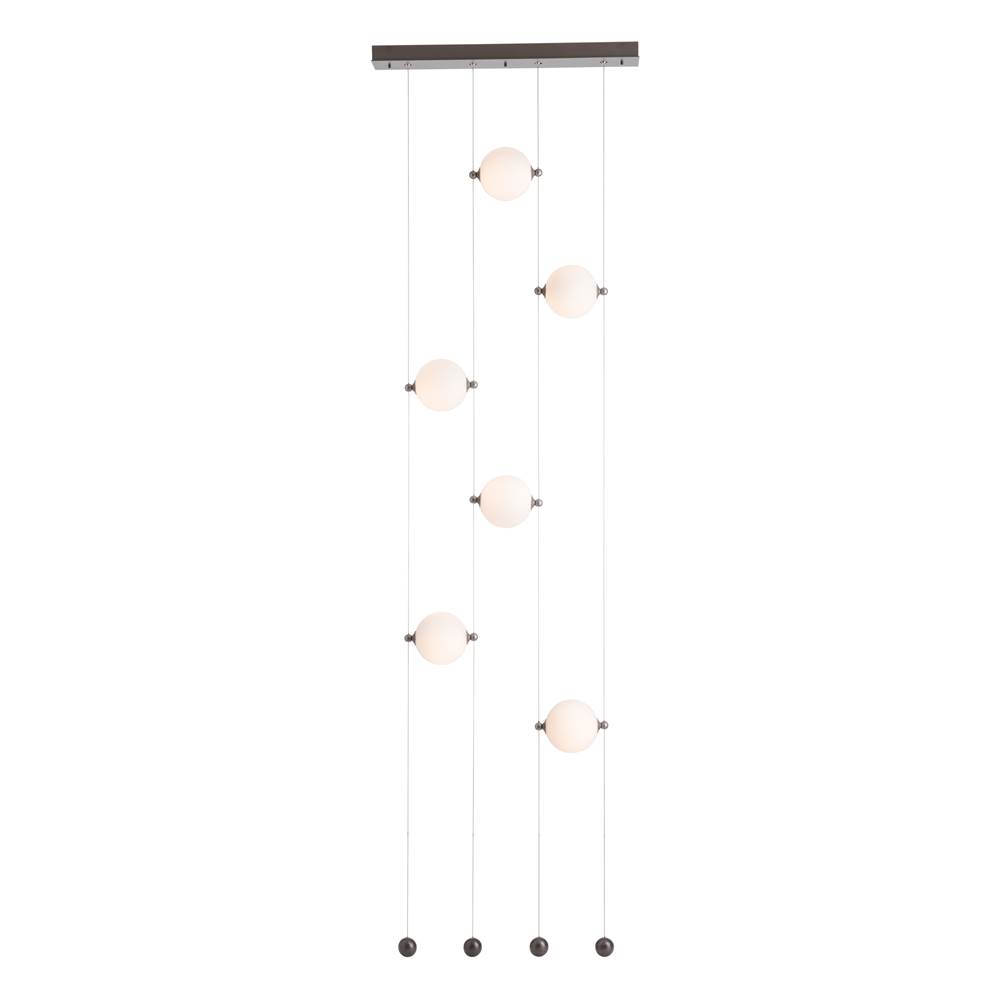 Hubbardton Forge Abacus 6-Light Ceiling-to-Floor LED Pendant, 139055-LED-STND-85-YL0668