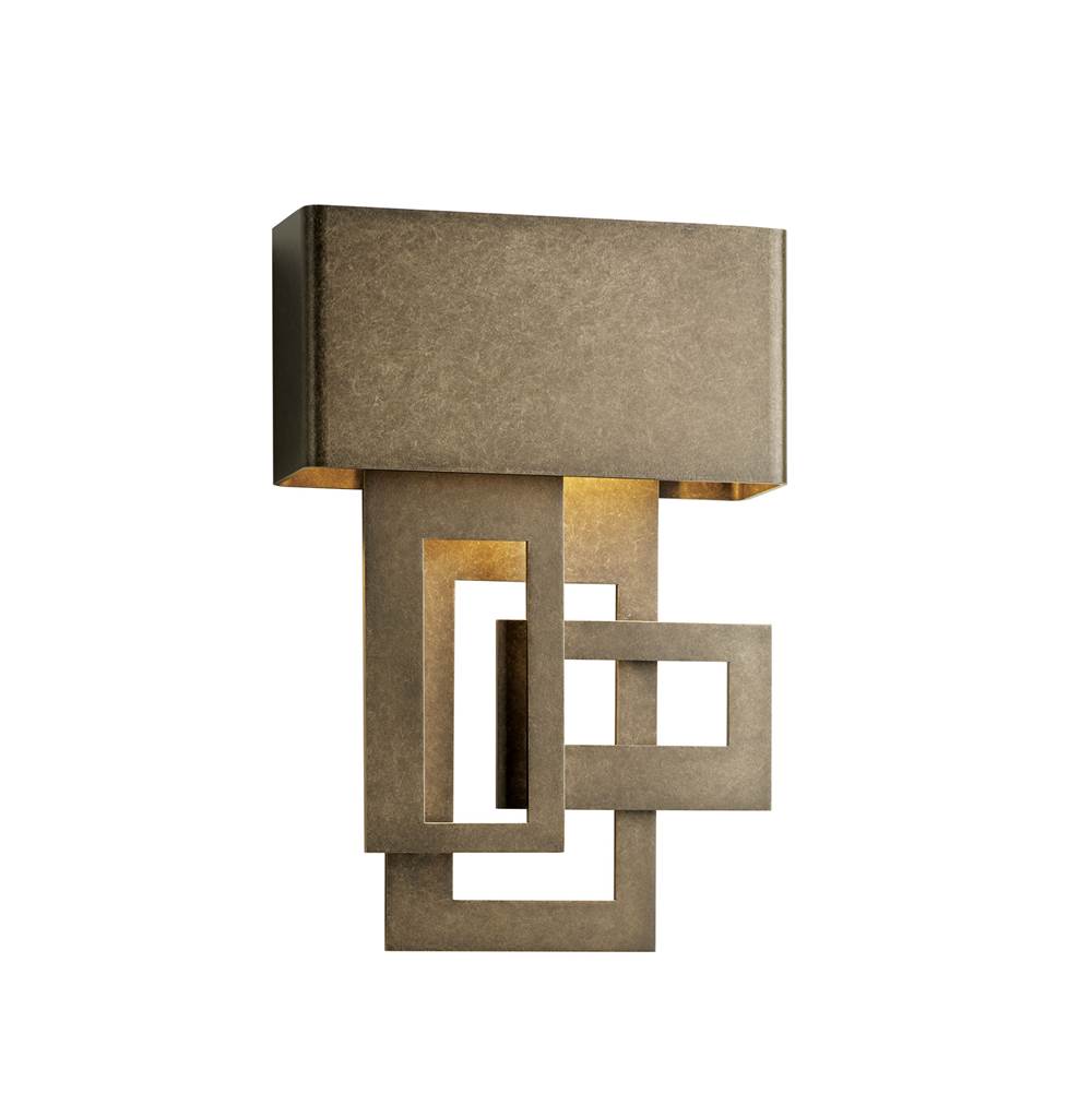 Hubbardton Forge Collage Small Dark Sky Friendly LED Outdoor Sconce, 302520-LED-RGT-20