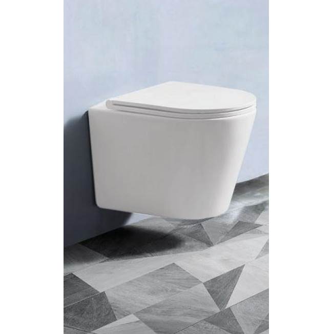 Icera Vista Wallhung Toilet Bowl Euro EL White